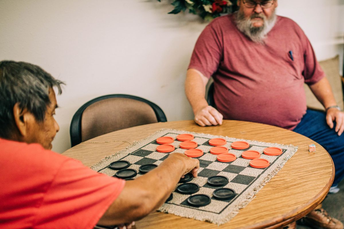 Senior Center Checkers